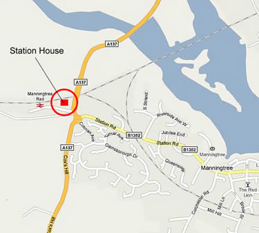 Map Manningtree